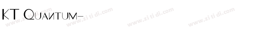 KT Quantum字体转换